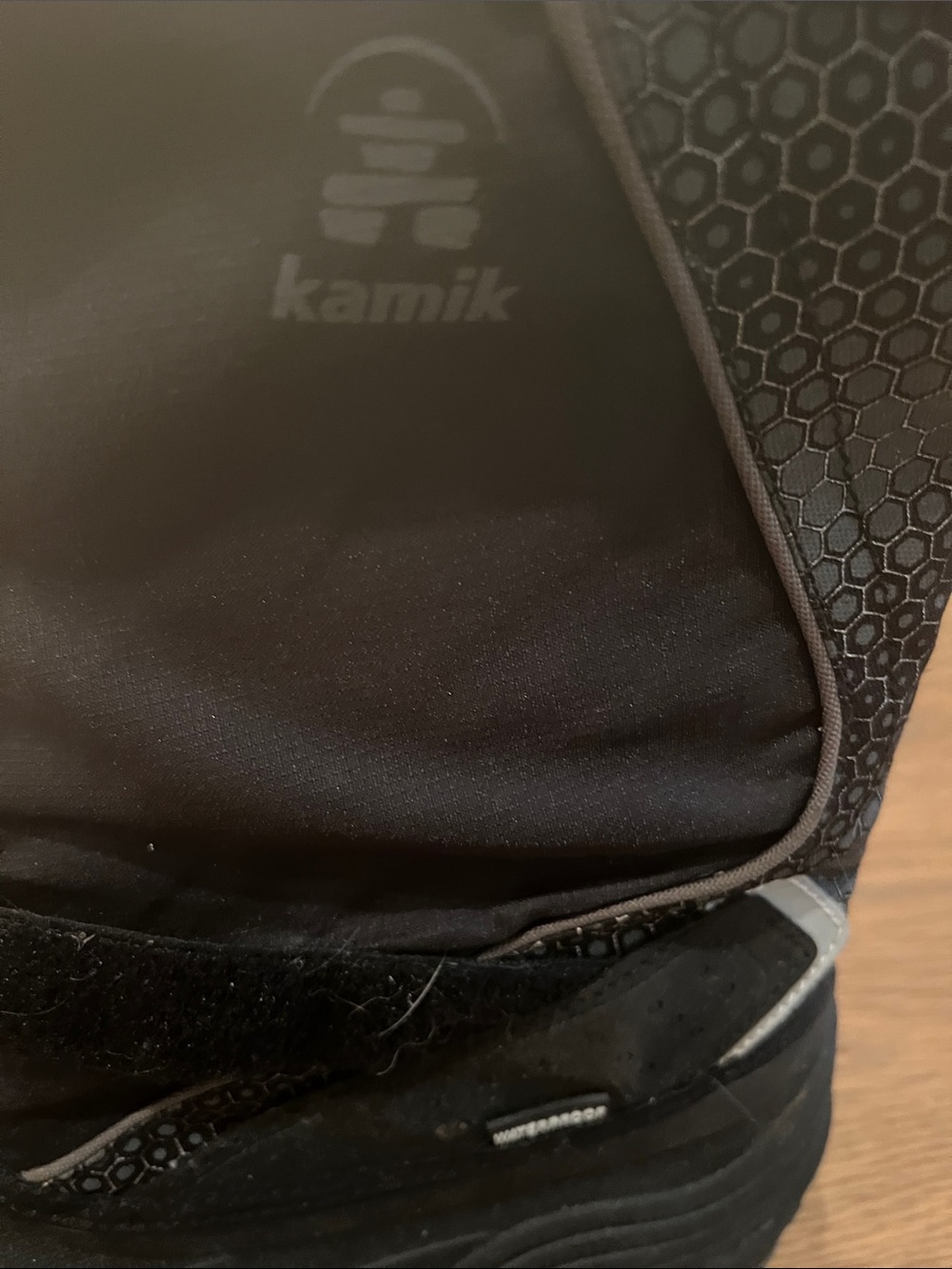 Kamik Black and Gray Winter Boot